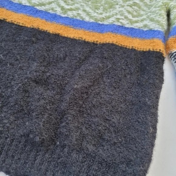 ANTHRO - MOULINETTE SOEURS Intarsia Alpaca Blends Pullover Sweater - Picture 9 of 11